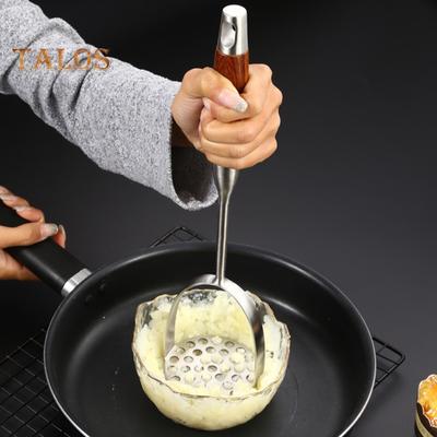 Пресс-машина из нержавеющей стали для авокадо, картофеля, фасоли, простая в использовании, чистая толкушка для продуктов, эргономичный дизайн, универсальный кухонный инструмент