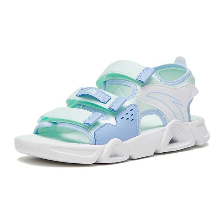 Anta Kids Non-Slip Durable Lightweight Sandals Kids Footwear White Blue A322326962H-2
