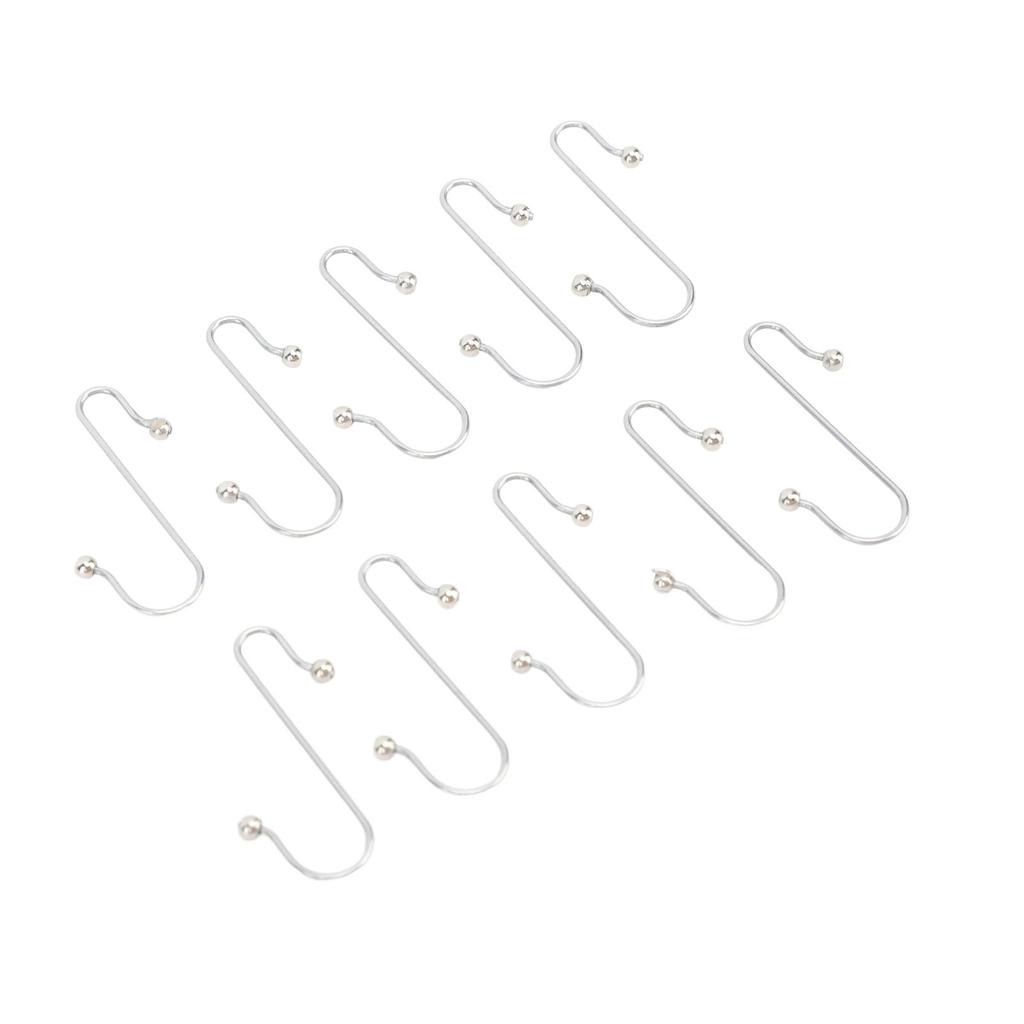 100 шт. крючков из нержавеющей стали, многоцелевые крючки в форме буквы S, декоративные вешалки для Рождества