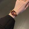 Vintage Square Dial Quartz Women Watches Waterproof Leather Strap Wristwatch Minimalist Niche Elegant Ladies Office Dress Gift