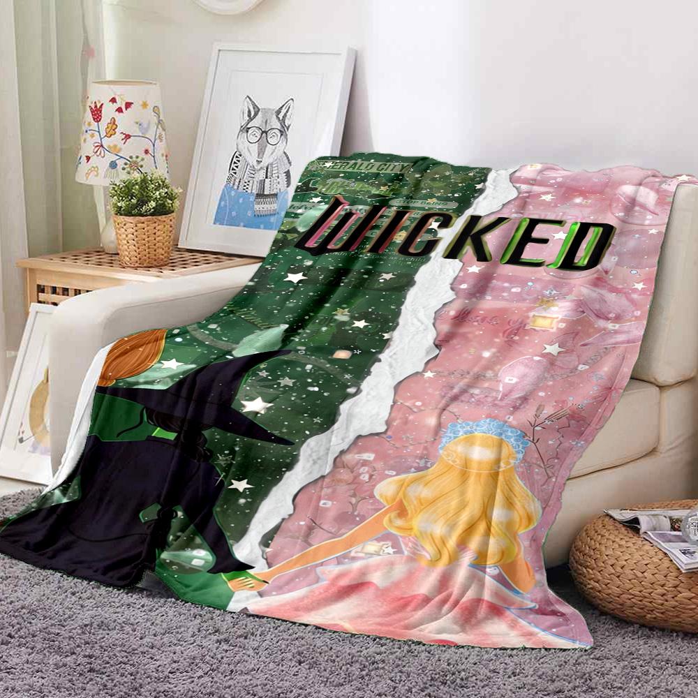 Fantasy Flannel Blanket Throw Blanket Soft Warm Sofa Bed Camping Home Decor Unique Christmas Gift C9211856