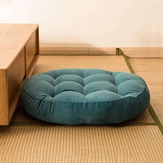 Тафтинговая подушка для сиденья, очень толстая, высокая эластичность, мягкий круглый однотонный стул, татами, диван, напольный коврик для сидения, товары для домашнего офиса