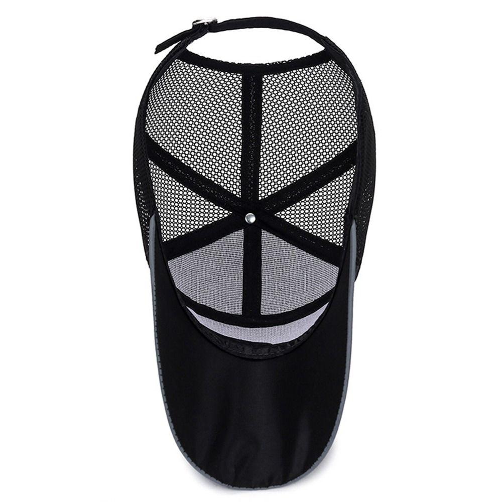 Adjustable Outdoor Space Quick Dry Sun Hat Mesh Baseball Cap Snapback Hats