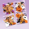 100PCS 10*10cm+3cm Halloween Candy Bags Snack Packaging Pouch  Party Supplies