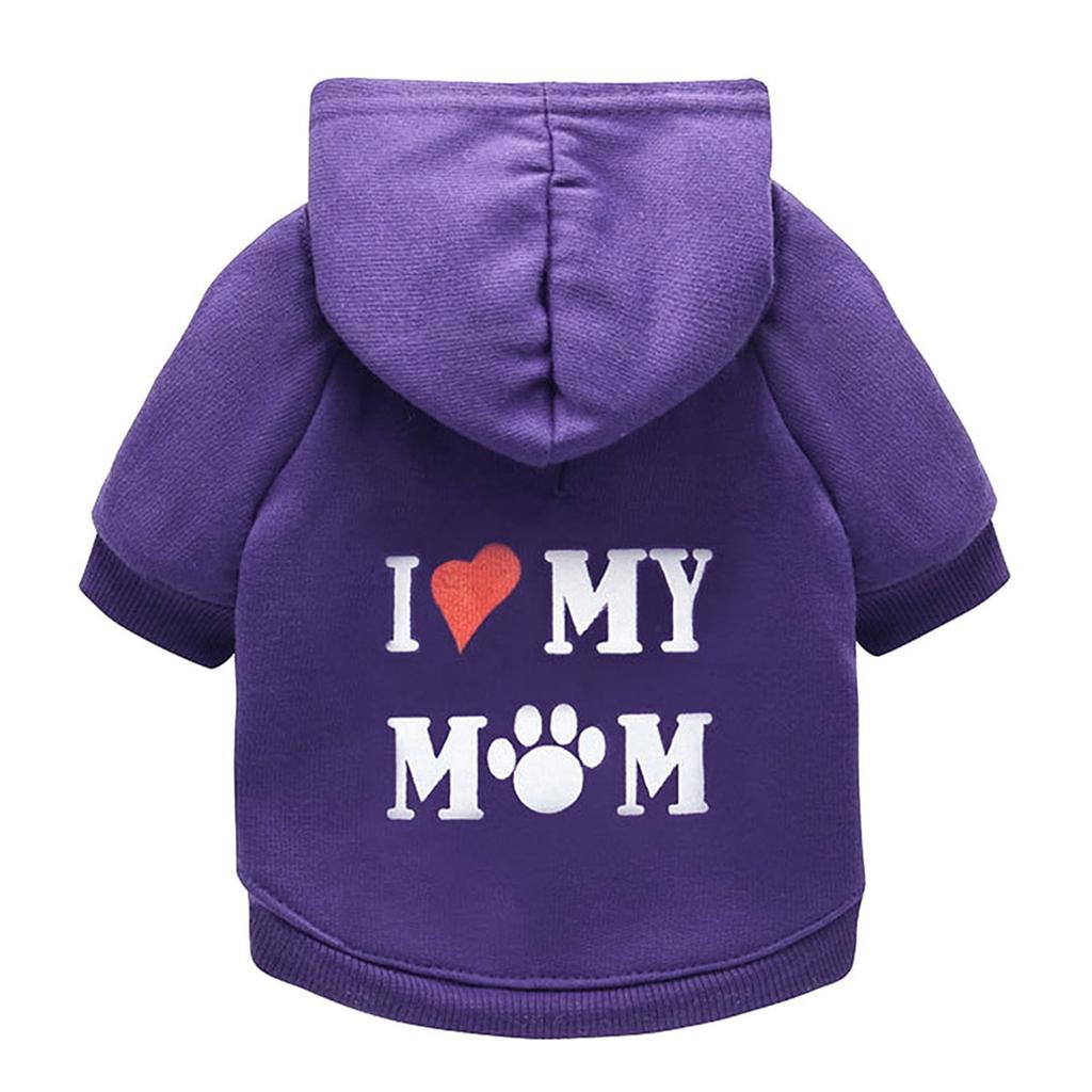 Hooded Round Neck Sweatshirt Small Medium And Large Dogs And Cats Pet Warm Pullover Hoodie Dog Clothing Shirt Soft Clothing