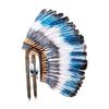 Indian Feather Headdress Hat Hair Accessory for Masquerade Dance Burlesque Party