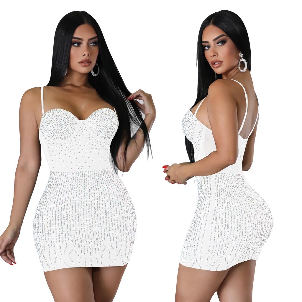 Женские элегантные платья без рукавов со стразами на бретельках, свадебные мини-короткие платья, свадебные платья для невесты и подружек невесты