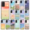 Oil Painting Flowers Phone Case for Samsung Galaxy A13 A22 A12 A32 A71 A11 A21S A33 A52 A72 A51 A50 A70 A31 M31 Funda Coque Case