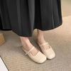 Baotou half slippers female 2026 new gentle fairy soft flat bottom casual muller single shoes