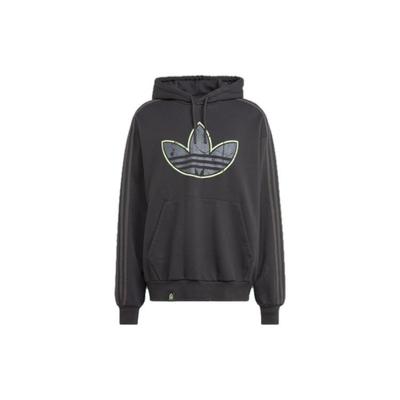 adidas Оригиналы X Коллаборация Youth Of Paris Молодежь Парижа Осень-Зима 23 Логотип Толстовка Унисекс Толстовки Черный IU3310