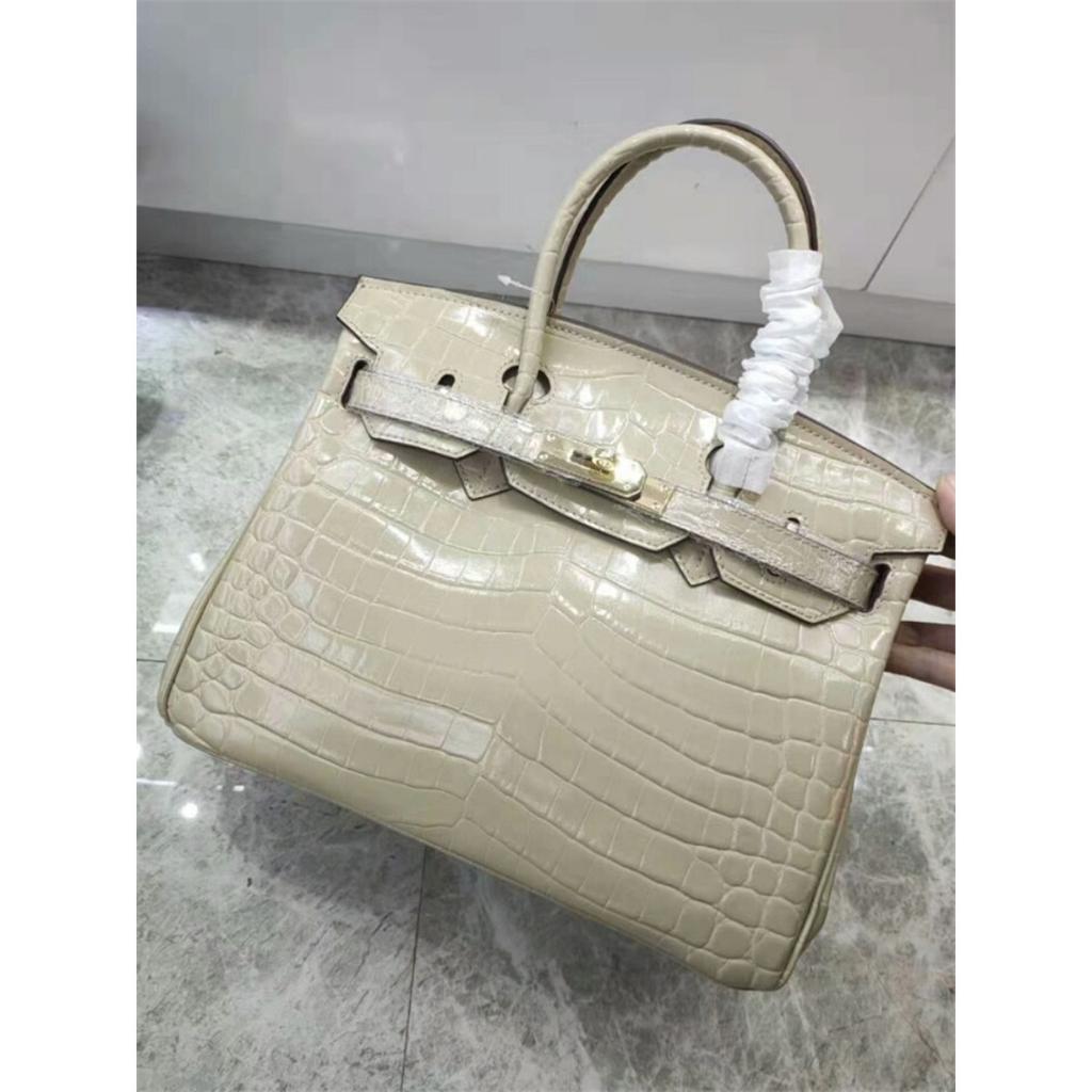 FD64102940 осень и зима новая платиновая серия макарон узор крокодила портативная наплечная сумка из коровьей кожи 25 см