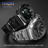 16 мм Нержавеющая сталь Ремешок для часов Casio G-SHOCK GBM-2100/GM-2100/GA-2100 Ga2100 Металлический Восьмиугольный Браслет Замена Ремешка для часов