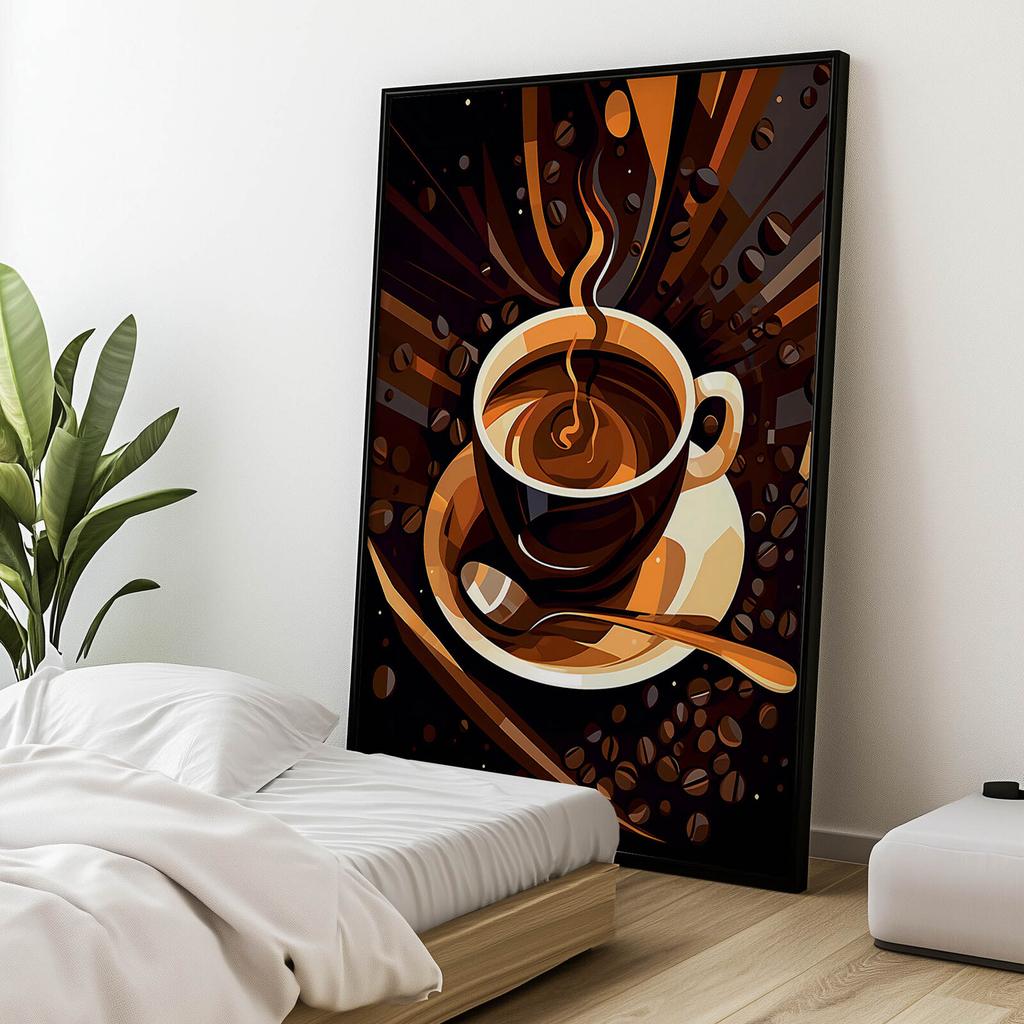 Retro Aromat Retro Aromat, 70X100 Cm, Rama Drewniana Ciemny Brąz, Papier Matowy 230 Gsm