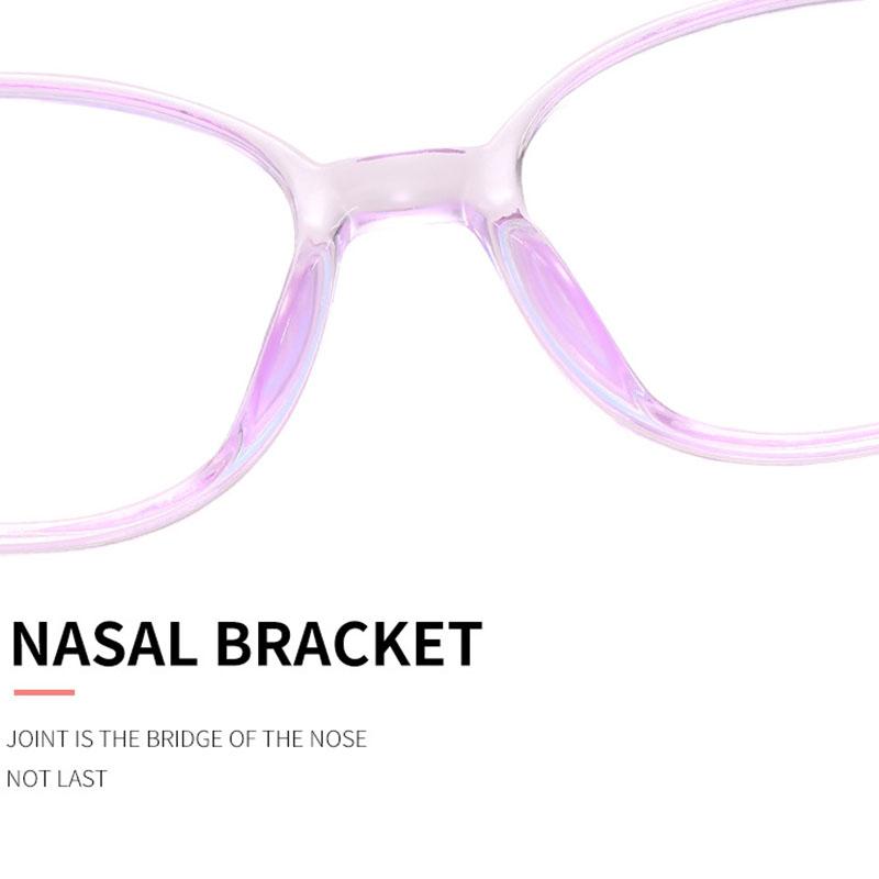 Children Kids High Quality Portable Computer Plain Glasses Hot Sale Glasses Boys Online Classes Popular Clear Lens Comfortable Girls Accessories