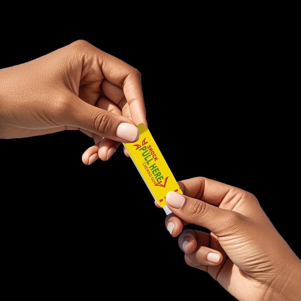 Электрошок Шутка Жевательные резинки Шокирующая игрушка Подарок Гаджет Розыгрыш Трюк Кляп Смешной(Цветной случайный)