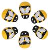 100pcs Small Size Wooden Insect Stickers Ladybugs  Bees Wood Embellishments  Clothing Bag Decor
