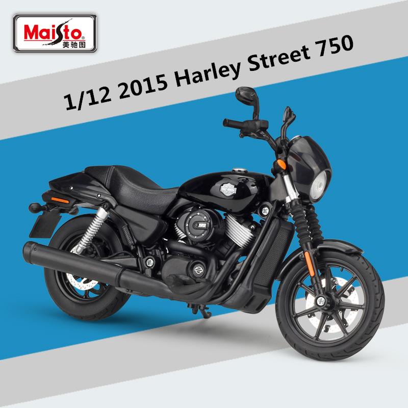 Майсто 1:12 Harley Street 750 Модель мотоцикла из сплава Литая металлическая игрушка Модель гоночного мотоцикла Симуляция Коллекция Подарок ребенку
