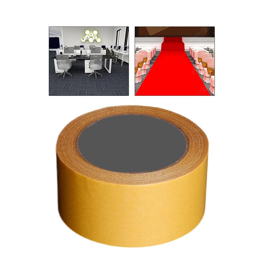 Cloth Based Tape 2 Sided Strong Adhesive Clear Removable Easy Mounting for Wedding Carpet 20mmx10meter