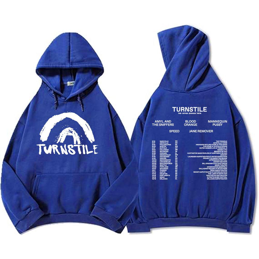 Худи с принтом группы Turnstile 'NEVER ENOUGH Tour'