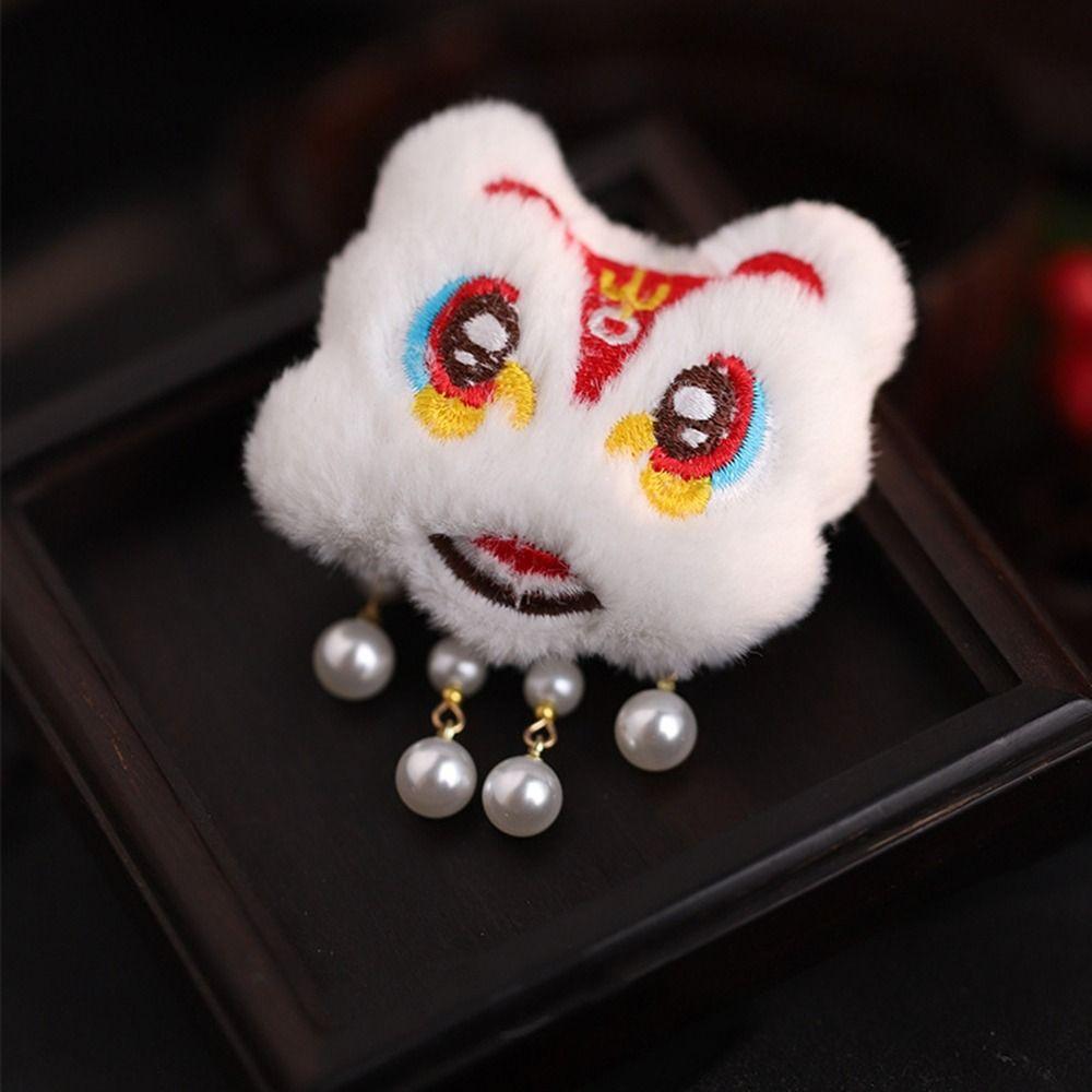 Embroidery Chinese New Year Headwear Tassel Hanfu Hair Sticks Ancient Style Hairpin Children