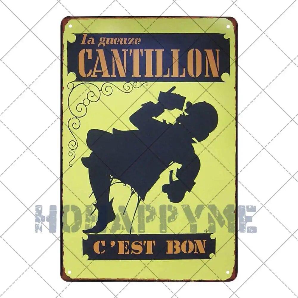 Belgian Beer Vintage Metal Tin Painting Signs Poster Plates Decoration Bar Pub Club Cafe Wall Iron Stickers Retro Plaque 20x30cm