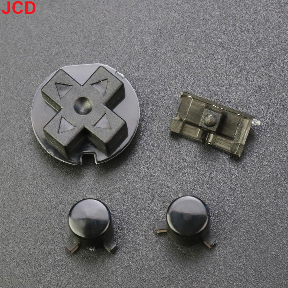 JCD 1 Set Colorful Replacement Buttons Set Replacement For Game boy GBP Console On Off Button A B Buttons D Pads Replace