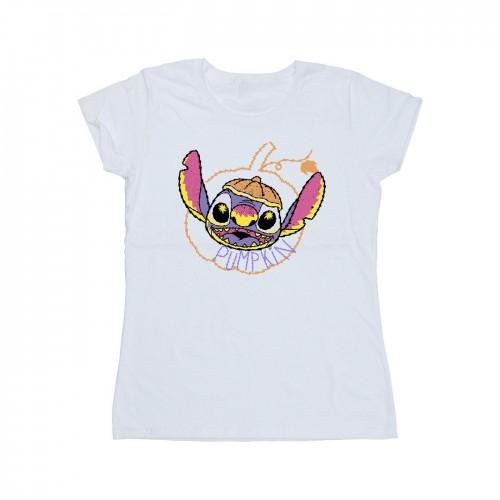 Lilo & Stitch Womens/Ladies Pumpkin Head Cotton T-Shirt