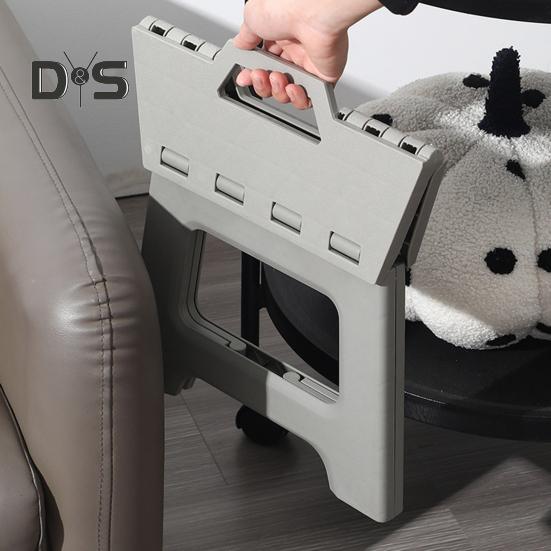 Складная скамейка, многофункциональная подставка для ног, переносная подушка для сиденья, складной табурет-стремянка с безопасной ручкой для малышей и пожилых людей