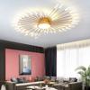 Minimalist LED Ceiling Chandelier Kitchen Lighting Home Indoor Decor Decorative Lamp with Remote Control for Bedroom Living Room