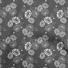 Cotton Flex Dark Gray Fabric Dotted Floral Diy Clothing Quilting Fabric Print Fabric By Yard 40 Inch