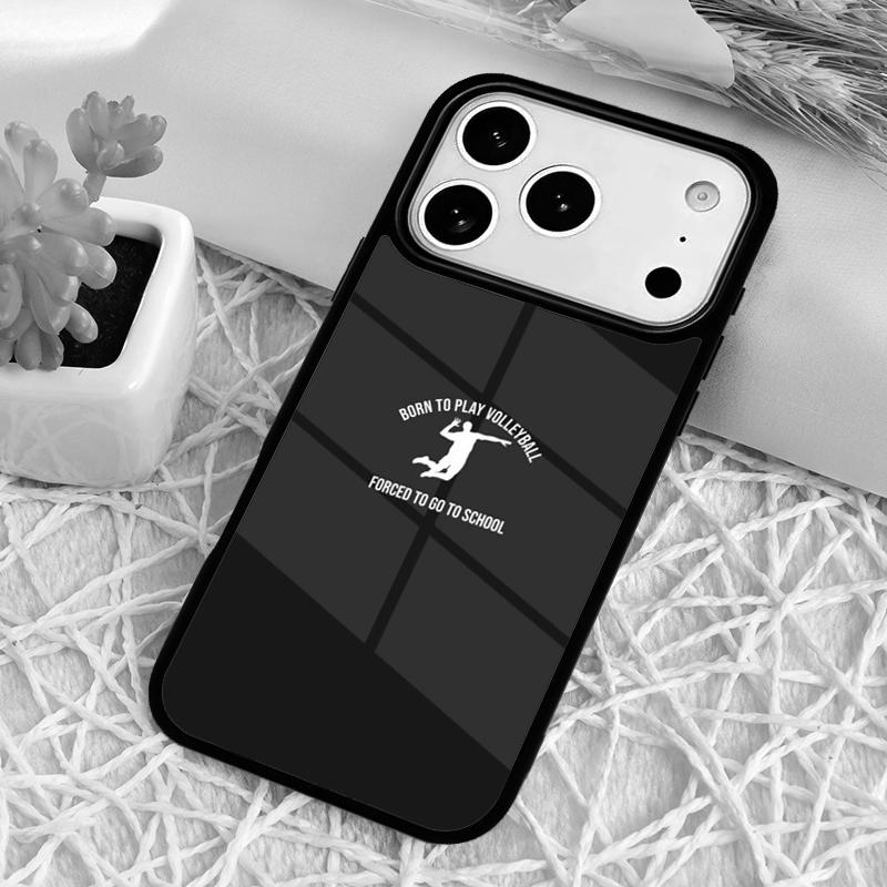 Спортивный чехол для телефона с защитой от ударов 'Волейбол' для iPhone 17 Air 16e 15 11 12 14 13 Pro Max Чехол Coque