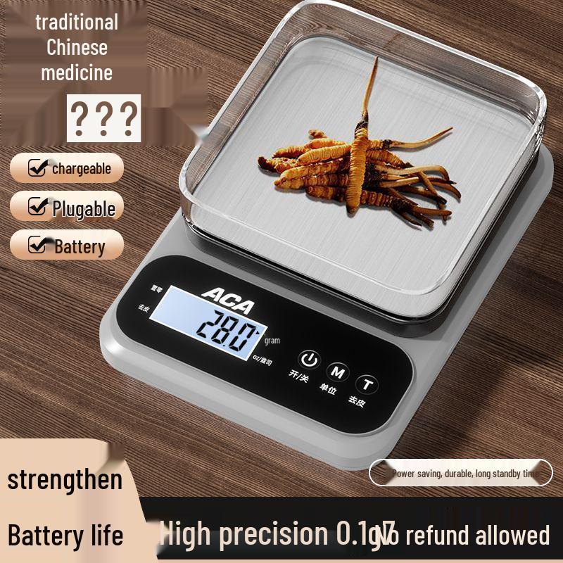 High-Precision Electronic Scale for Kitchen, Baking, and Pharmacy - Ideal for Weighing Chinese Medicinal Materials