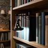 Аксессуар для библиотеки Ретро Подставка для книг Светодиодная ночная лампа с теплым свечением Подвесной мини-фонарь, Противоскользящая Декоративная для полок Держатель для книг, Декоративная