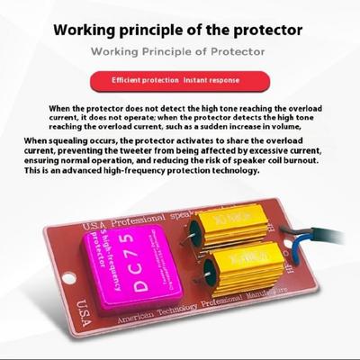 Мгновенный Защитный Дефлектор Тока Защитная Сетка для Твитера Интеллектуальная Система Защиты Твитера для Акустических Систем