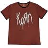 Korn Unisex Adult Back Print Logo T-Shirt