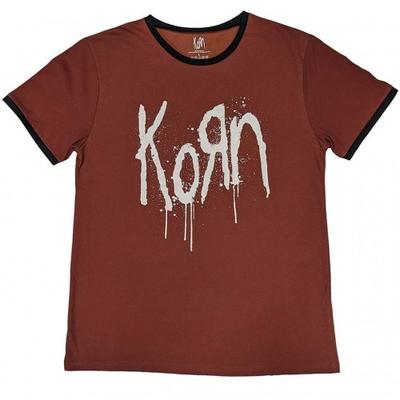Футболка Korn унисекс для взрослых с принтом логотипа на спине