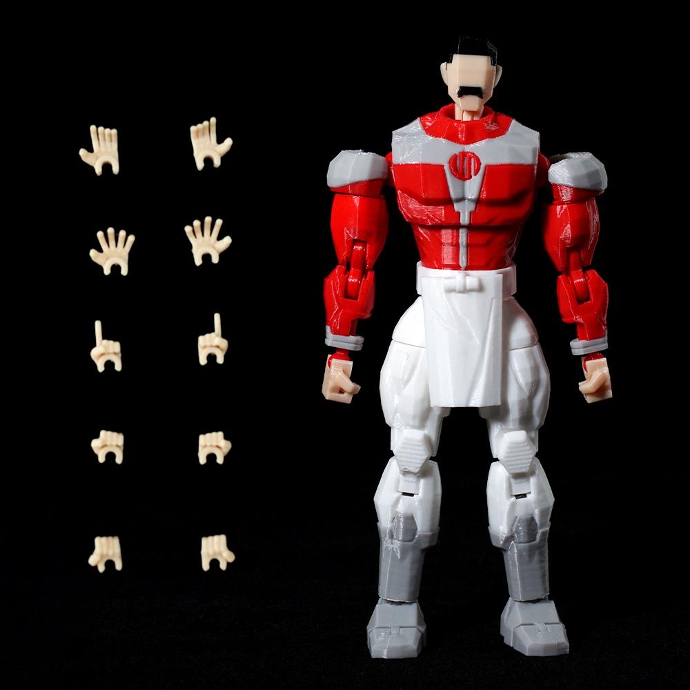 3D Печатные Неуязвимые Игрушки Фигурки Действия Аниме Модель Счастливый Макет 13 Супергероев Марк Трэгг Многосуставная Игрушка Украшения Подарки