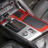 For Corvette C7 2014- Car Central Gear Frame Trim Red Carbon Decorative Kits