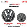 Volkswagen Logo Car Front Grille Rear Hood Badge For VW Passat B8 16-2018 Volkswagen PASSAT B7 B6 2011-2015 Auto Emblem Stickers CWR1