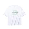 Printed Letter Round Neck Comfortable Breathable Versatile Short Sleeve T-Shirt Men Tops Pure-White 152525101R-1