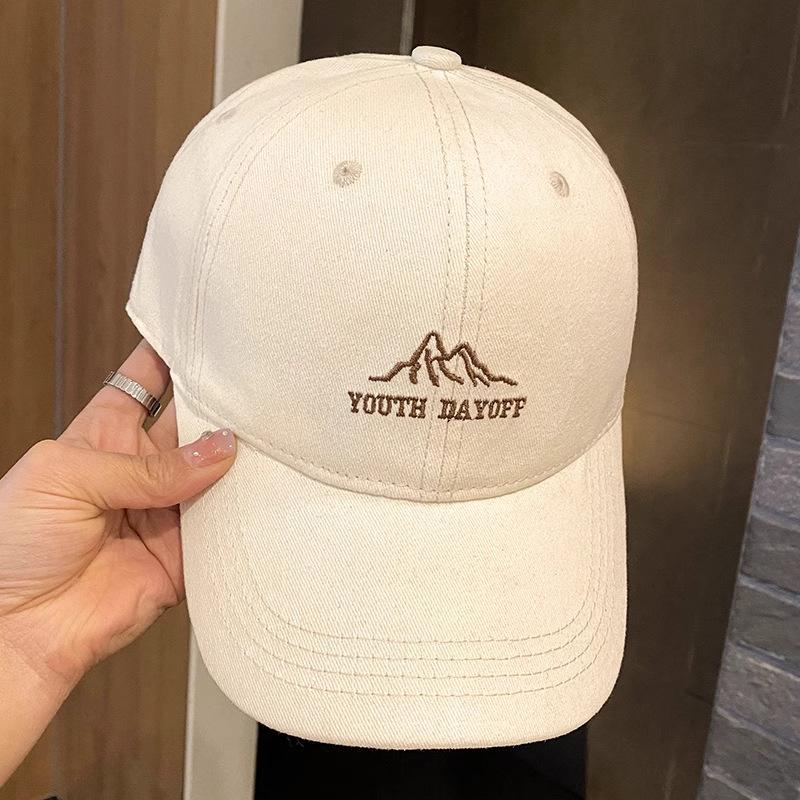 Mountain baseball cap children show their faces small spring summer fashion couple sun hat increase head circumference hard top cap men