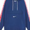 Nike Куртки Мужские Синий Красный С капюшоном Умеренная Другое CV9168-451
