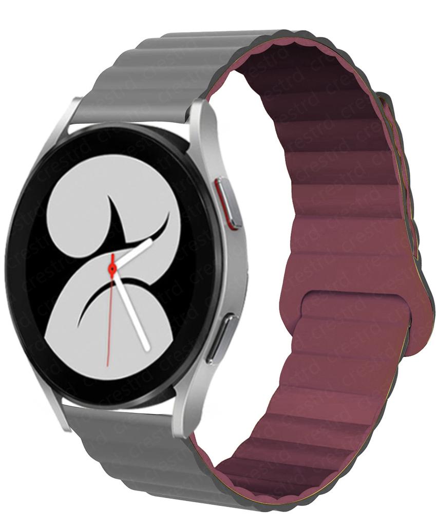 20/22mm Band for Samsung Galaxy Watch 5 Pro/4 6 Classic 46mm 42/active 2 Magnetic Silicone Bracelet Huawei Watch Gt 2/Pro Strap