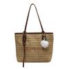 Large-capacity Bag Niche Design Single-shoulder Bag Stylish Woven Tote Bag