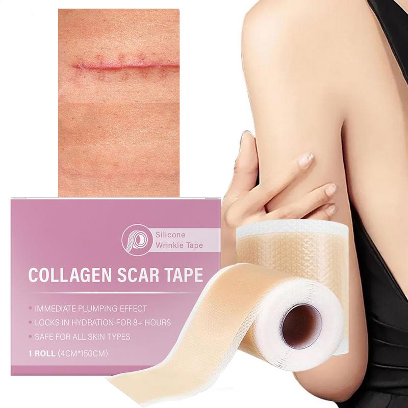hot sale 1 Roll Silicone Scar Sheet Painless Scar Repair Tape Roll Effective Scar Waterproof Breathable Ear Beauty Sticker