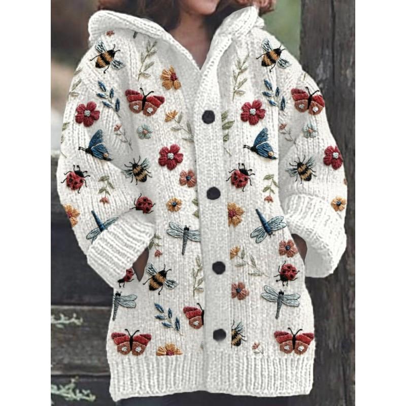 2026 Halloween Animal 3D Printed Hooded Cape Sweatshirt Women Streetwear Casual Long Sleeve Pullover