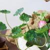 Китайский лотос дзен украшение для стола: Искусственная шелковая цветочная композиция с вазой для буддийского зала