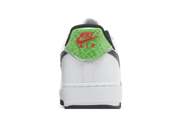 Women's Sneakers Nike Air Force 1 Low '07 Just Do It Snakeskin White Black (Women's)