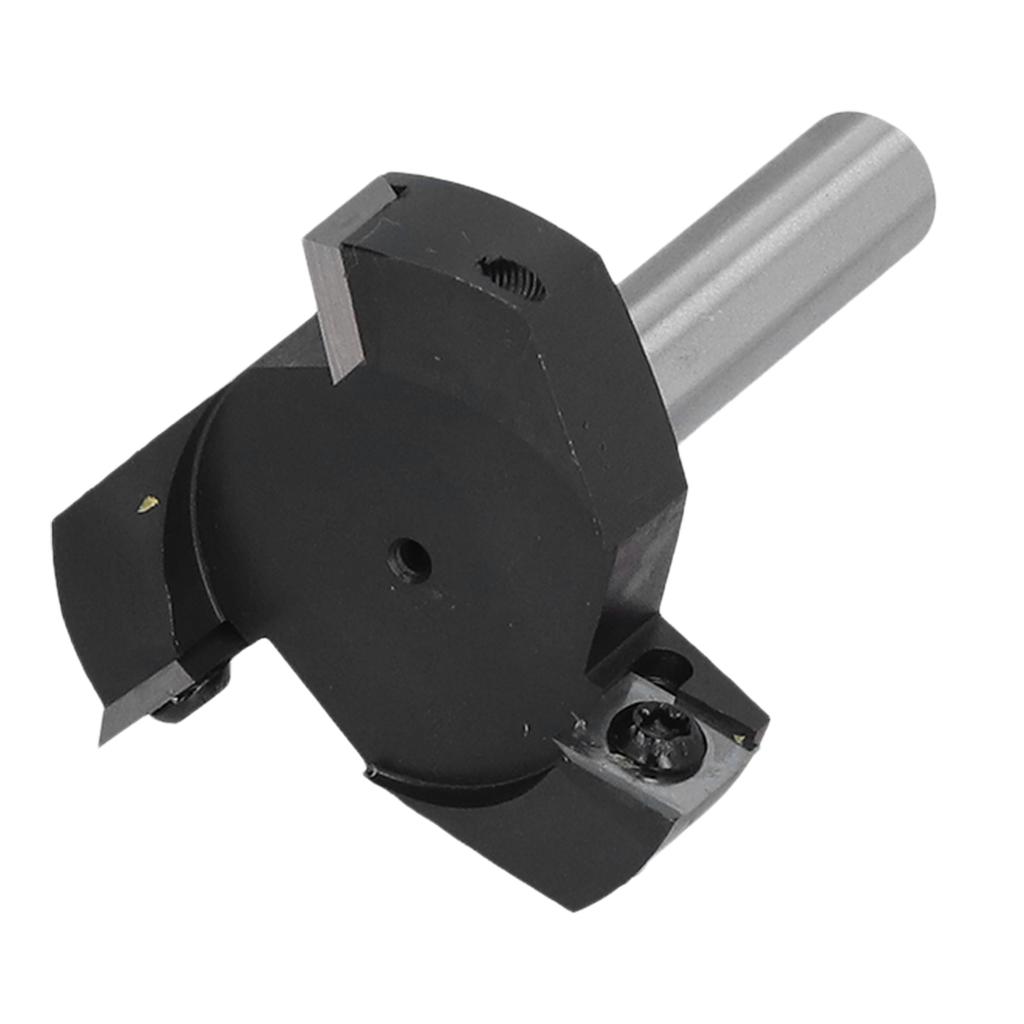 Фреза для выравнивания поверхности жертвенного стола, 3 лезвия, строгальные биты по дереву, инструменты для деревообработки, хвостовик 12 дюймов