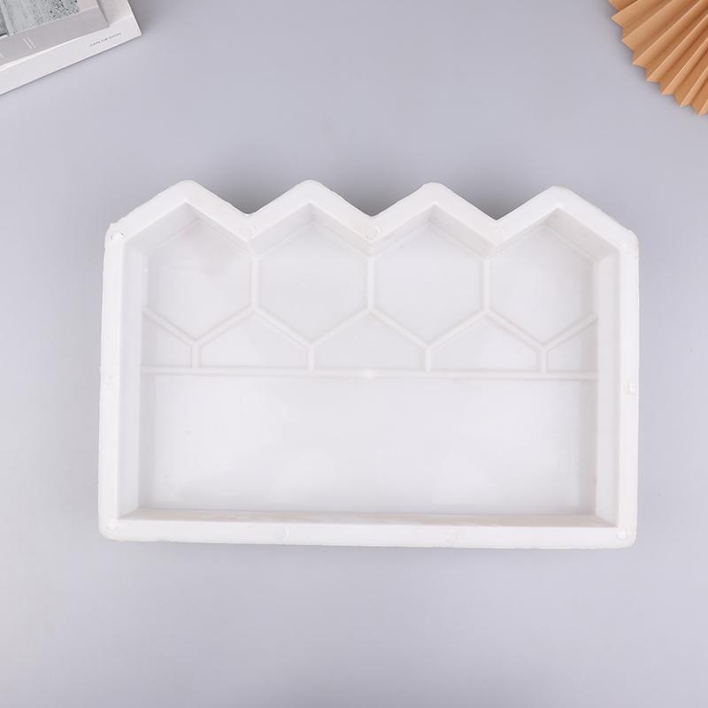 Garden Edging Fence Concrete Molds Reusable Diy Garden Brick Mold For Fish Pond Backyard Patio Garden Decoration